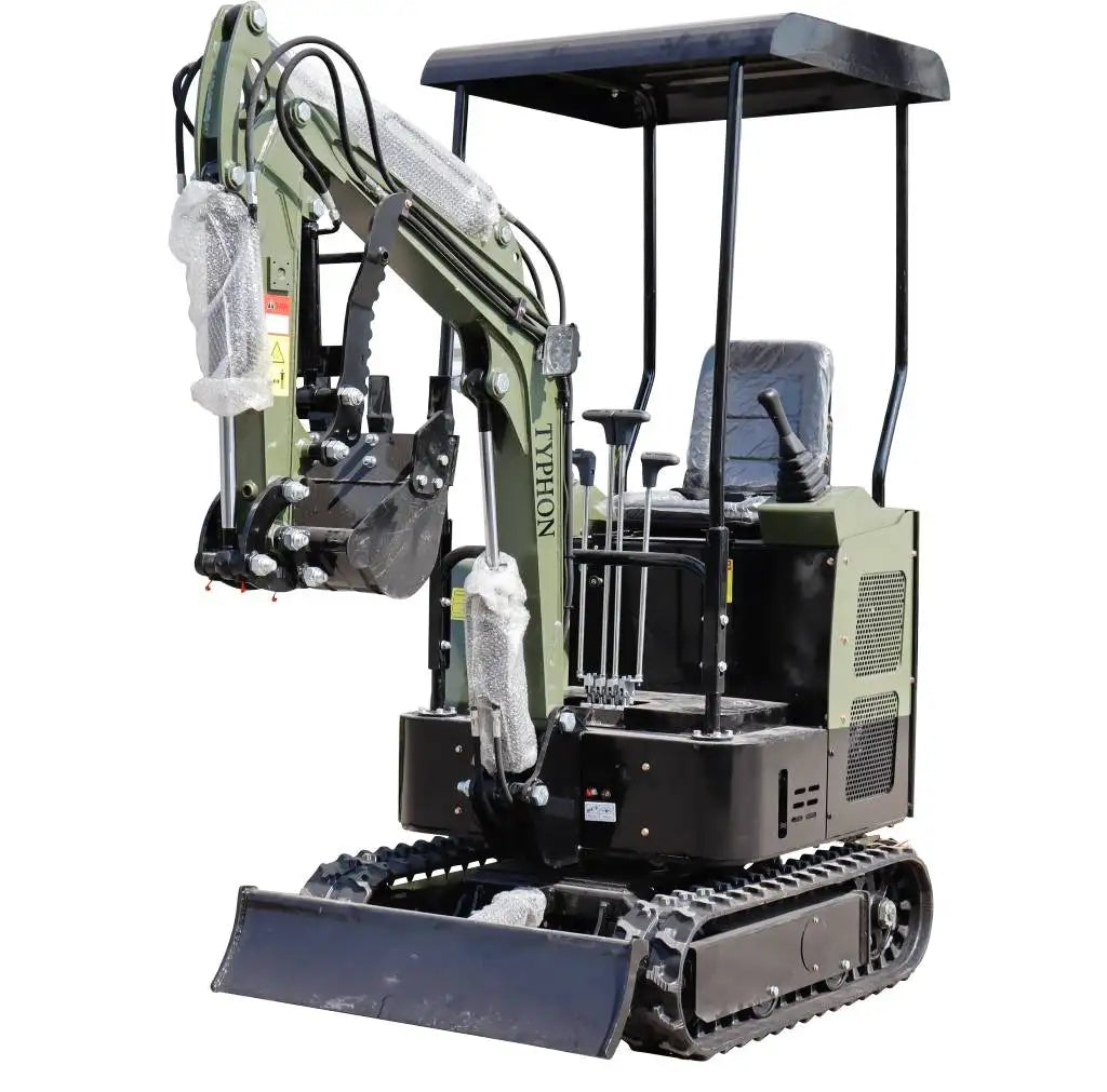 TYPHON TERROR XV STORM Mini Excavator – 1.05 Ton Trench Digger Engine USA