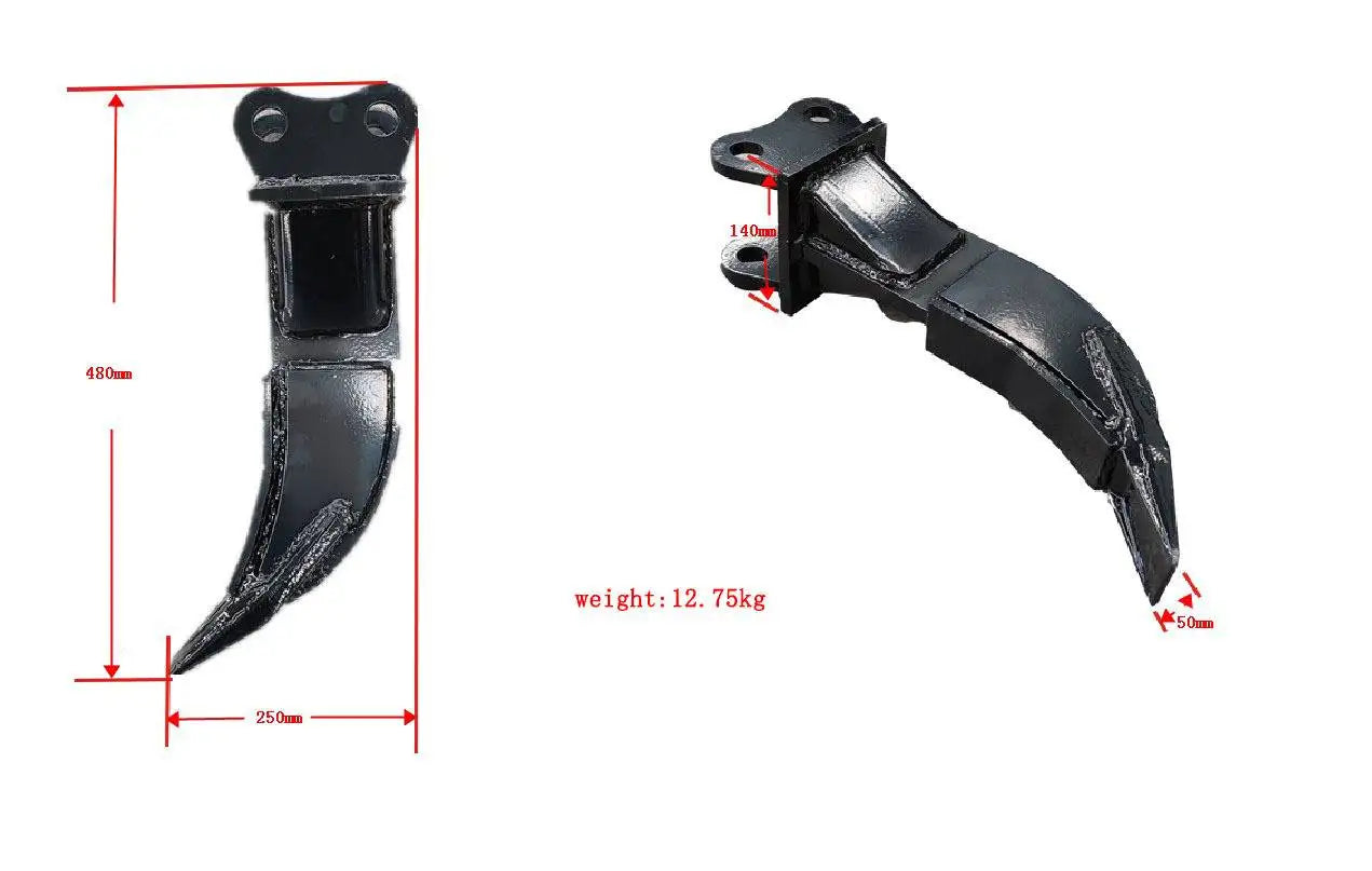 Ripper Attachment for TYPHON Mini Excavators USA