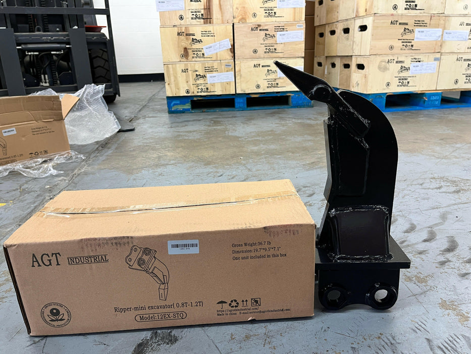 Ripper | Compatible with all 12 series AGT Industrial Mini Excavators | AGT-12EX-STQ