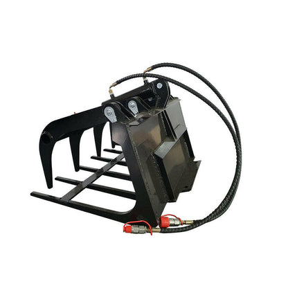 39" Hydrualic Grapple Mini Skid Steer Wood Grabber | AGT-M-HGB