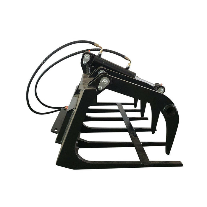 39" Hydrualic Grapple Mini Skid Steer Wood Grabber | AGT-M-HGB