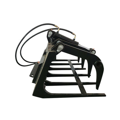 39" Hydrualic Grapple Mini Skid Steer Wood Grabber | AGT-M-HGB