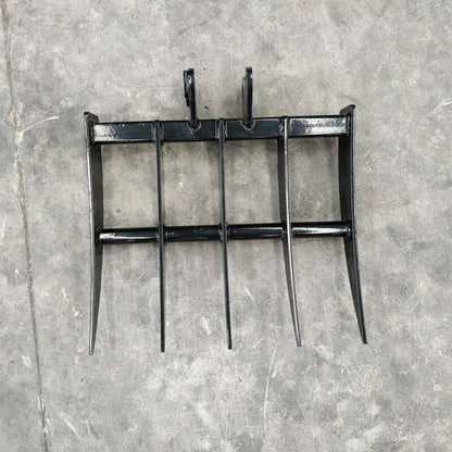 Rake Mini Excavator Attachment for Grading, Leveling, Loosening , Removing Soil USA