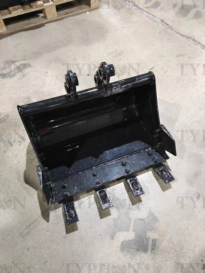 2-3.5 Ton Mini Excavator Attachment 600mm Teeth Bucket Trenching Buckets 23 inch