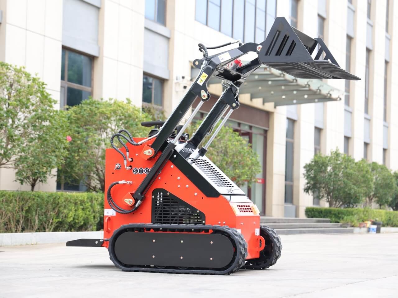 Skid Steer Loader Attachment Rock Bucket USA