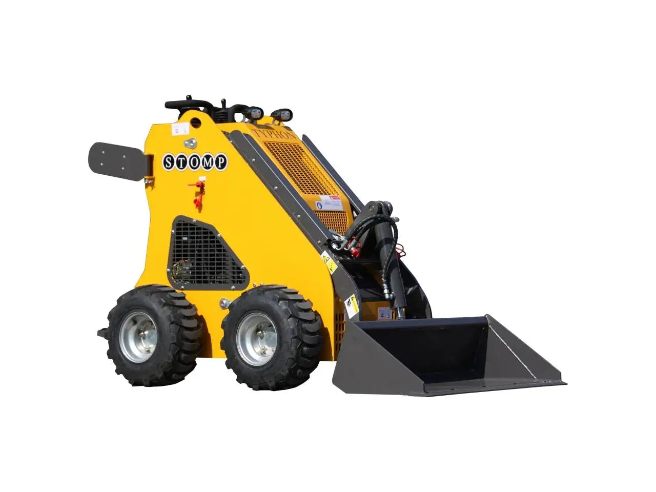 Brand New TYPHON STOMP 1,600lbs Mini Skid Steer 13.5hp Gas EPA Engine USA