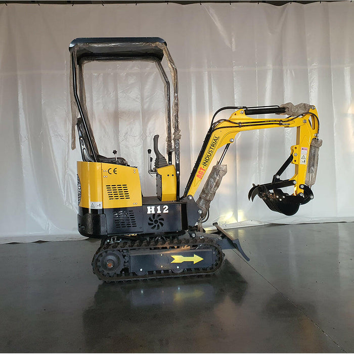 1 Ton, 13.5 HP Gasoline Engine (B&S) Mini Excavator | AGT-H12