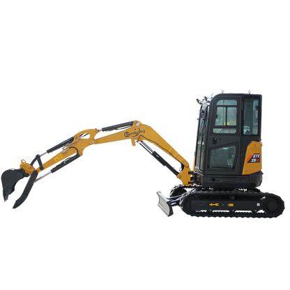 2.8 Ton, Yanmar Diesel Engine Mini Excavator w/ Hydraulic Thumb | CFG-STE35SR