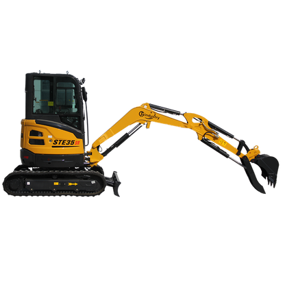 2.8 Ton, Yanmar Diesel Engine Mini Excavator w/ Hydraulic Thumb | CFG-STE35SR