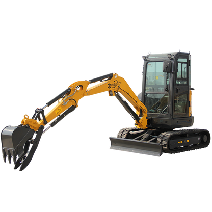2.8 Ton, Yanmar Diesel Engine Mini Excavator w/ Hydraulic Thumb | CFG-STE35SR