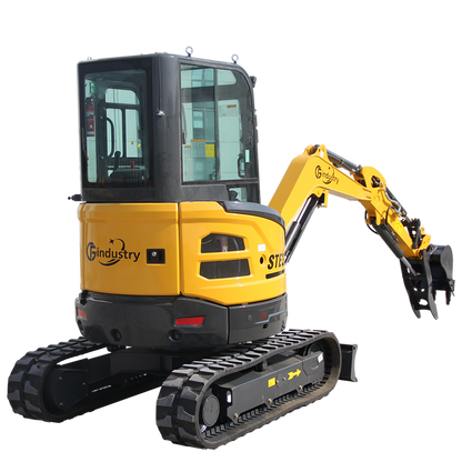 2.8 Ton, Yanmar Diesel Engine Mini Excavator w/ Hydraulic Thumb | CFG-STE35SR