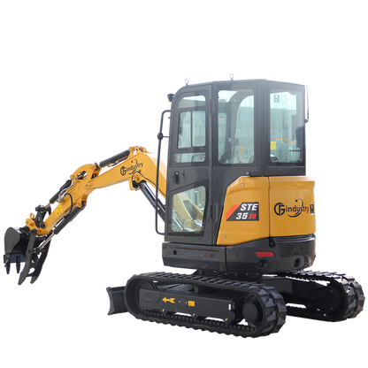 2.8 Ton, Yanmar Diesel Engine Mini Excavator w/ Hydraulic Thumb | CFG-STE35SR