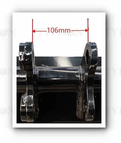 2-3.5 Tons Excavator Attachment 250mm Narrow Bucket Trenching Buckets 9.8 inch