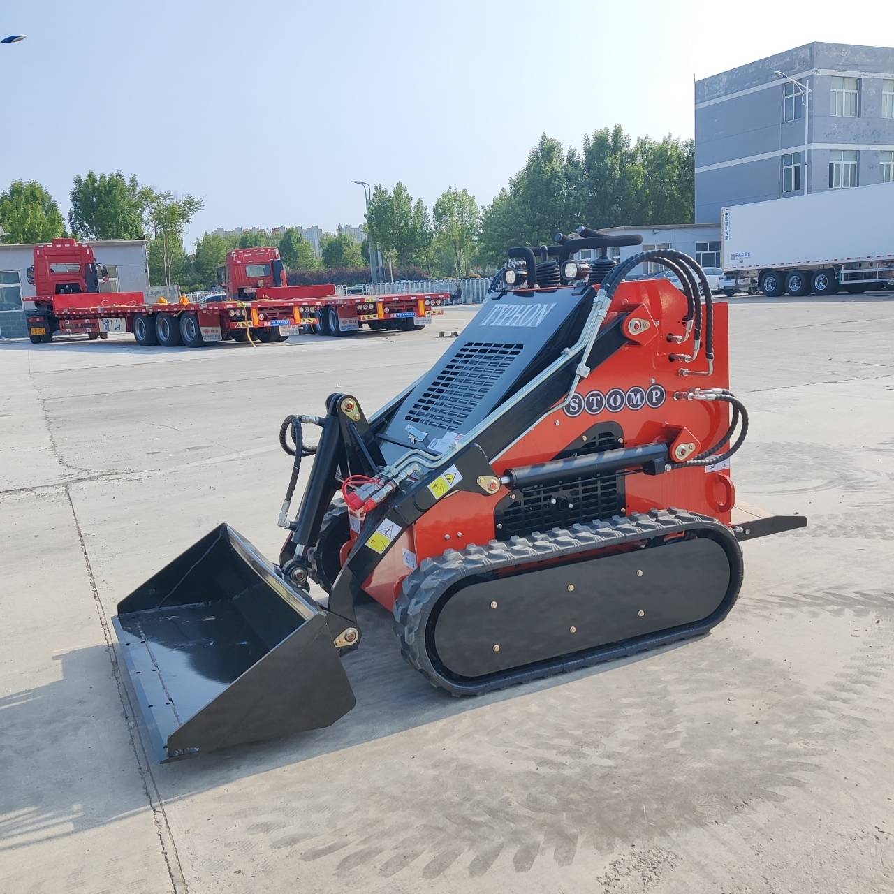 Brand New TYPHON STOMP 1,800lbs Mini Skid Steer 23HP Gas EPA Engine USA