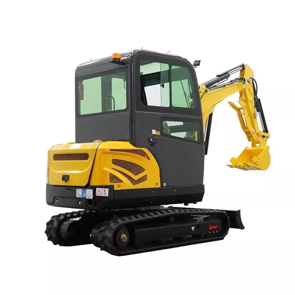 2 TON Mini Excavator Farm Small Digger EPA Engine Cab with 12 attachments