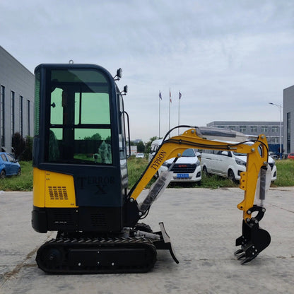 TYPHON Terror X Mini Excavator – 2,500lb Trench Digger w Cabin USA
