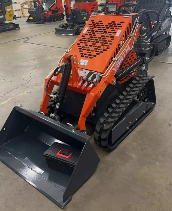 0.75 Ton, Stand-On Skid Steer Track Loader Crawler | AGT-YSRT14