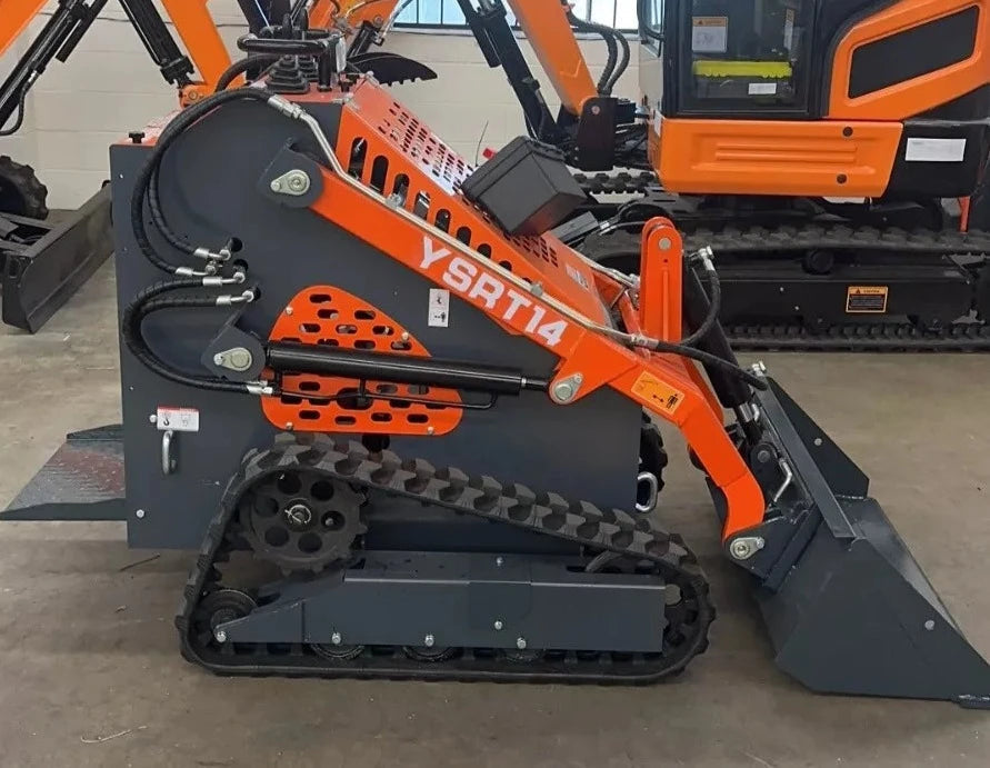 0.75 Ton, Stand-On Skid Steer Track Loader Crawler | AGT-YSRT14
